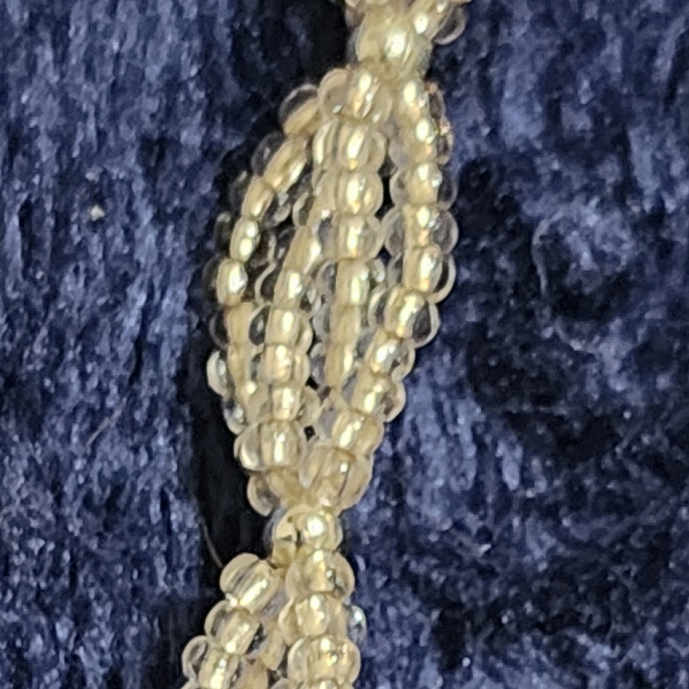 Vintage Glass Seed Bead Necklace